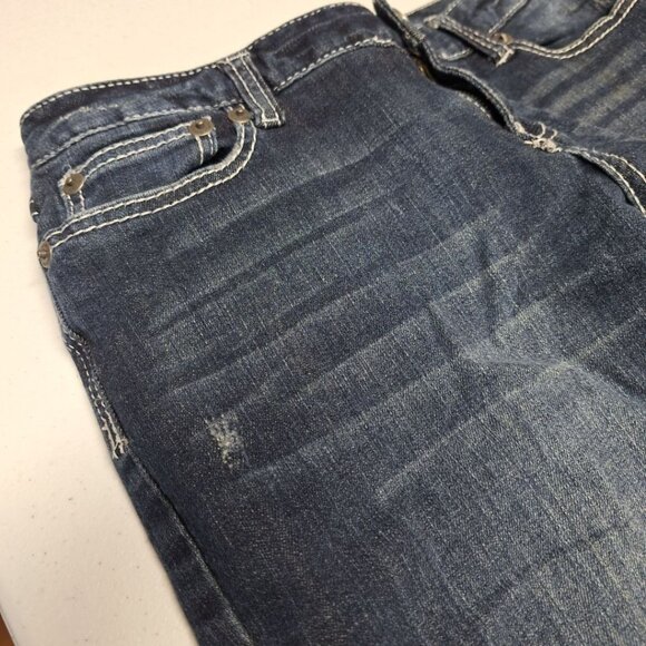 Maurices Boot Cut Jeans Denim Pants Womens 7 8 Short Petite - Picture 7 of 9